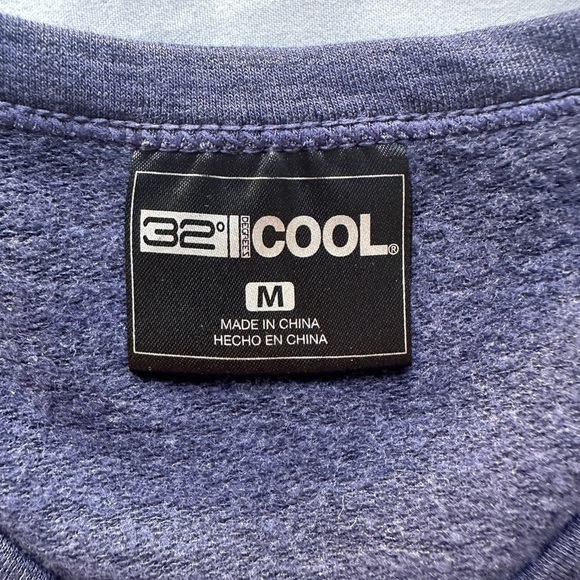 32 Degrees Cool Heathered Blue Top - Picture 3 of 6